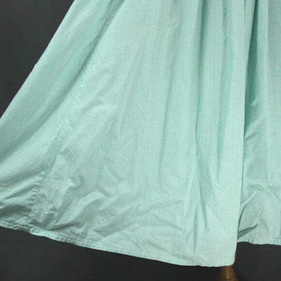 Vintage Laura Adams Back Button Open Back Sleeveless Sundress Tank Dress 1980s - Picture 4 of 12